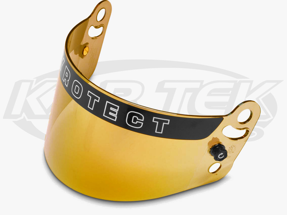 Pyrotect HS200620 Gold Chrome Helmet Shield For SA2020 Ultra Sport