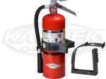 Quickfist 25010 Rubber Clamp For Fire Extinguishers 3" To 4-1/2" Dia. 50lb Safe Working Load