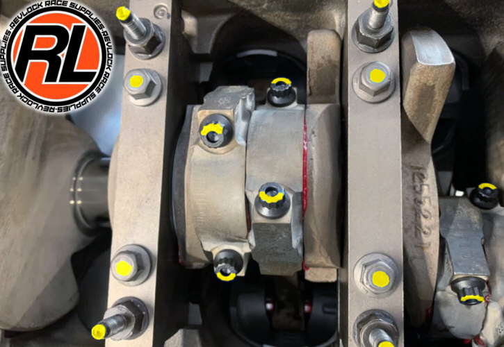 Revlock Race Supplies yellow nut bolt screw or fastener paint markers pens