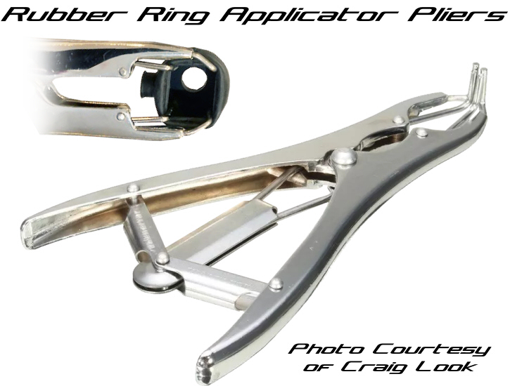 rubber ring applicator pliers to install rose joint rod end protective rubber dust boots