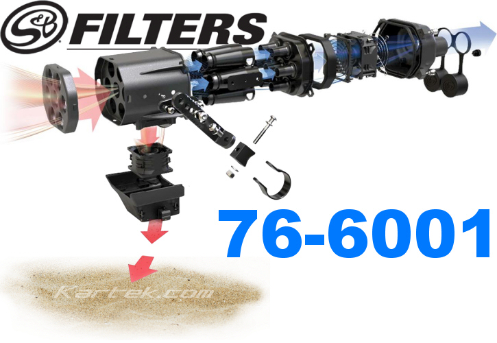 s&b filters 76-6001 particle separator remote dual outlet helmet fresh air blower with hoses and clamps exploded view