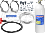Safecraft LT10 Clean Agent Single Pull Cable Fire Suppression System Complete Kit With 1 Pull Cable
