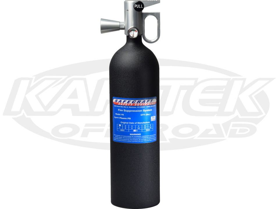 Safecraft Handheld Black 5 Lbs Fire Extinguisher With Clean Agent