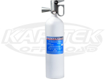 Safecraft Handheld White 5 Lbs Fire Extinguisher With Clean Agent Fluoro FS Fire Suppression Fluid