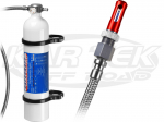 Safecraft UTV White 3 lbs Clean Agent Fluoro FS Fire Suppression System With 1-1/2" Roll Bar Clamps