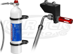 Safecraft UTV White 3 lbs Clean Agent Fluoro FS Fire Suppression System With 1-1/2" Roll Bar Clamps