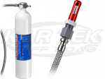 Safecraft UTV White 3 lbs Clean Agent Fluoro FS Fire Suppression System Without Roll Bar Clamps