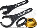 Schmidty Racing Fox UTV 2.5" Internal Bypass Shocks Bottom Cap Outer And Inner Spanner Wrenches