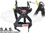 Simpson Race Products SAS Hybrid Sport Medium Head And Neck Restraint System For 2" Harness SFI 38.1