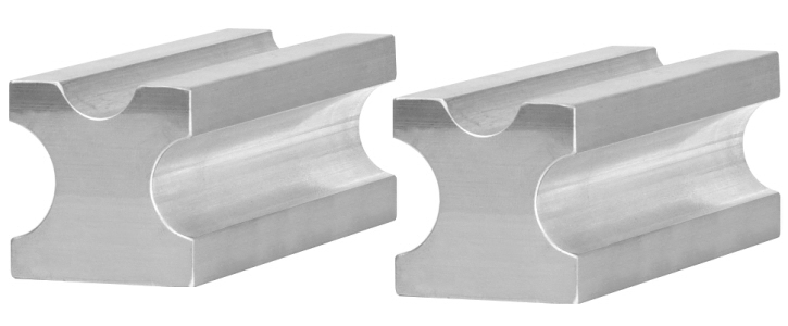small aluminum bench vice soft jaws for King Fox or Sway-A-Way shock shafts