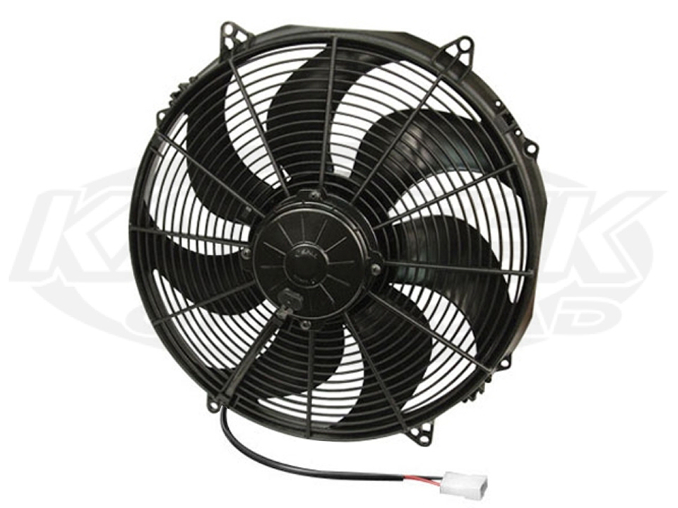 Spal 30102082 High Performance 16" Curved Blade Puller Radiator Fan