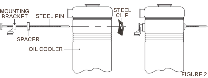 spal 30130013 mounting pin for efe maradyne or spal electric small oil cooler fans