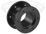 Sparco USA 01595ANR Black Anodized 2" Thick 6 Bolt Hollow Steering Wheel Spacer