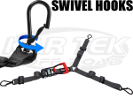 SpeedStrap 2" Heavy Duty Swivel Hook 3 Way Ratcheting Y Tie Down Strap For Spare Tires In Truck Bed