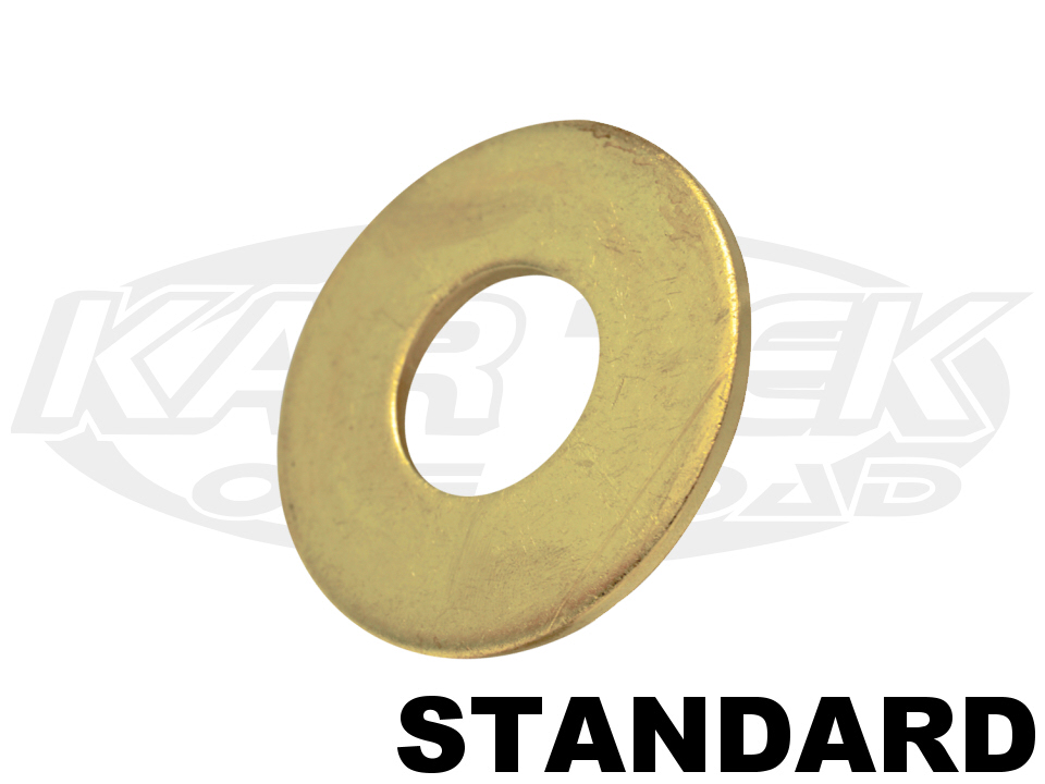 Standard Grade 8 Gold Zinc Plated Flat Washers For 3/4" Bolts Kartek