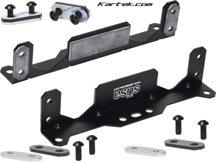 susa Setrab USA 23-1002 flat surface angled mounting bracket kit for 1-series oil coolers contents