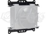 Setrab 23-1002 Flat Surface Oil Cooler Mounting Brackets For Their 1 Series STD Standard Oil Coolers