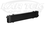 Setrab 53-10747-01 SLM Slim 420mm Series 10 Row Oil Cooler With 22mm Inlet and Outlet On Sides