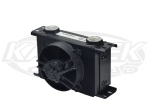 Setrab FP113M22I ProLine Standard 1 Series Miniature Fan Pack Oil Cooler With 4" Fan And 22mm In/Out