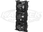 Setrab FP160M22I ProLine Standard 1 Series Fan Pack Oil Cooler With Three 5-1/4" Fans 22mm Inlet/Out