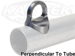 Triton Engineering Large Perpendicular Weld On Eyelet For Ratchet Strap Tie Downs For 1-1/2" Tubing