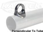 Triton Engineering Small Perpendicular Weld On Eyelet For Snap-In Style Seat Belts For 1-1/2" Tubing