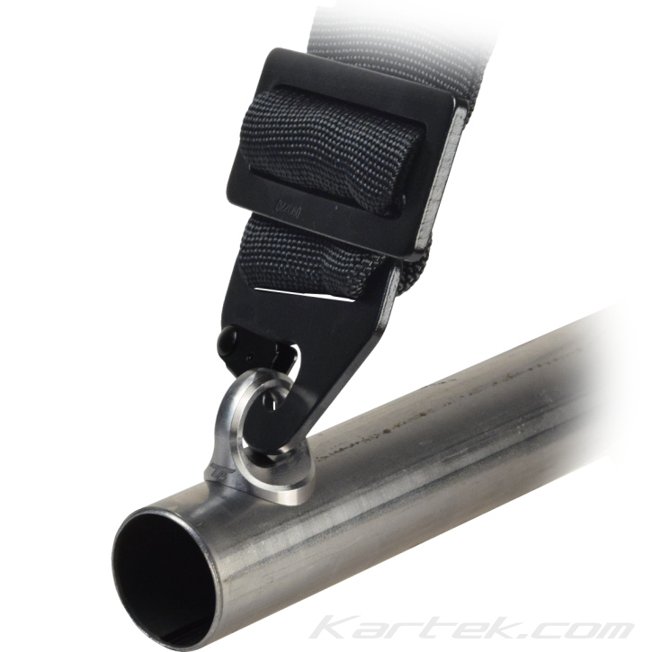 Triton Engineering small perpendicular weld-on eyelet for snap in or clip in style racing seat belts Triton Engineering small perpendicular weld-on eyelet for snap in or clip in style racing seat belts