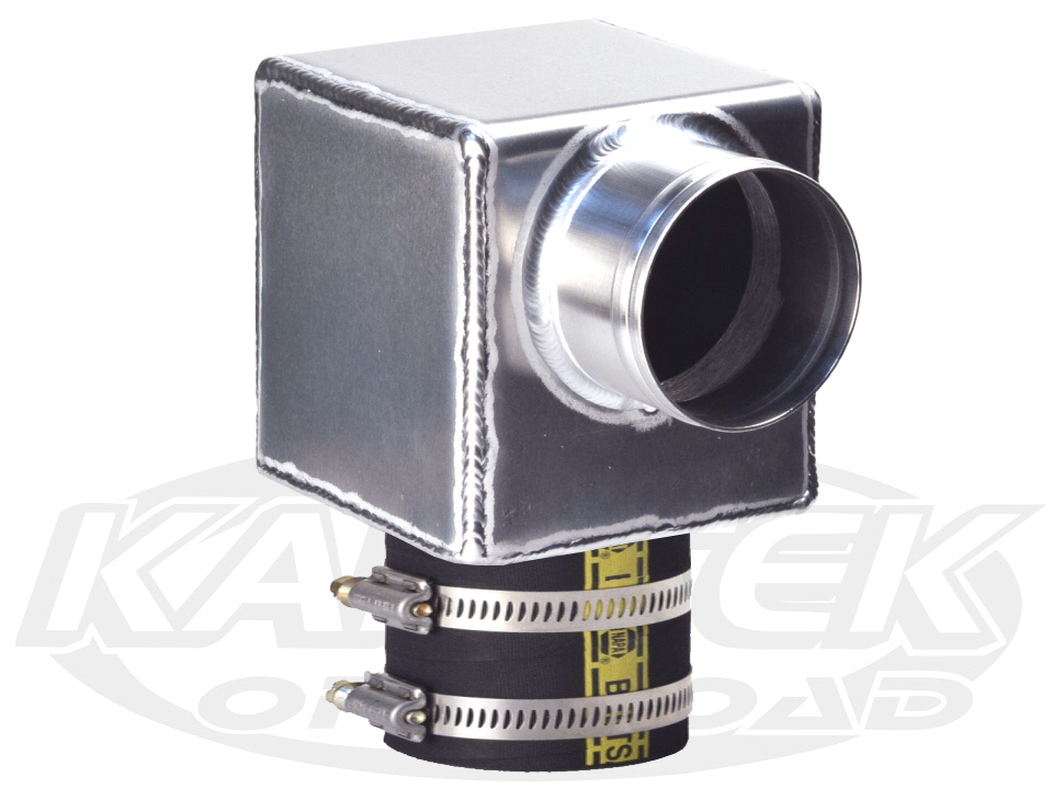 UMP 10105 Air Filter Aluminum Box For 21/2" Throat Zenith Carburetors With A 3" Inlet Kartek