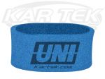 UNI Filter 01-1102 Blue Foam Wrap Without Top For Oval Air Filters 4-1/2" Wide 7" Long 3-1/4" Tall