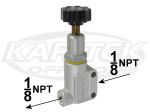 Wilwood 260-8419 Twist Knob Brake Proportioning Valve 1/8" NPT National Pipe Tapered Thread In/Out