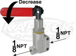 Wilwood 260-8420 Lever Action Brake Proportioning Valve 1/8" NPT National Pipe Tapered Thread In/Out