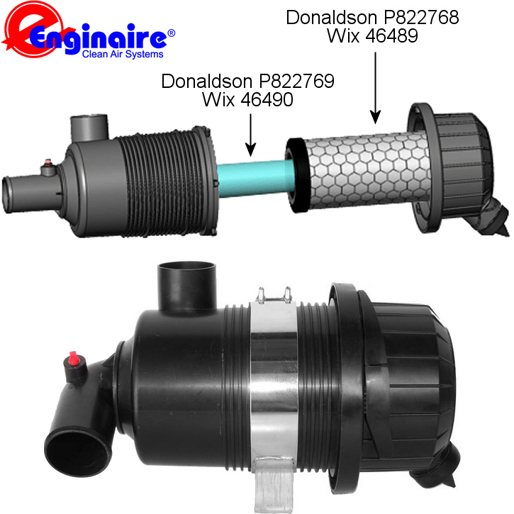 wix 46489 cross reference donaldson p822768 outer air filter replacement for engine aire fw and tl series composite air filter housings