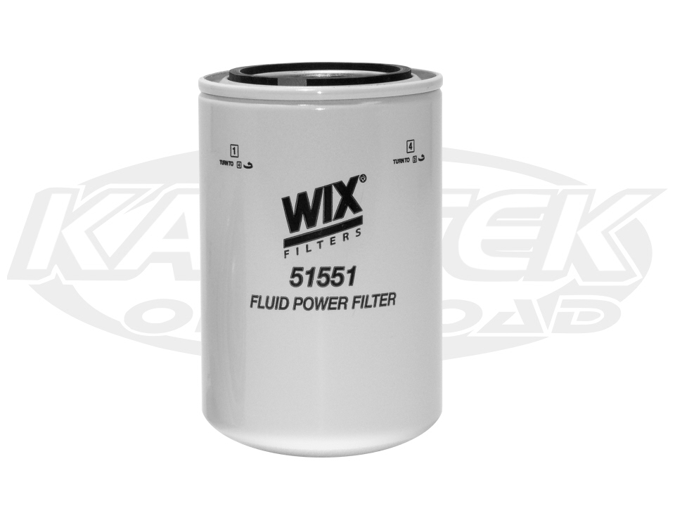 Wix 51551 Power Steering Reservoir Oil Filter 1"12 Thread 23/4" Seal OD Baldwin Cross Ref