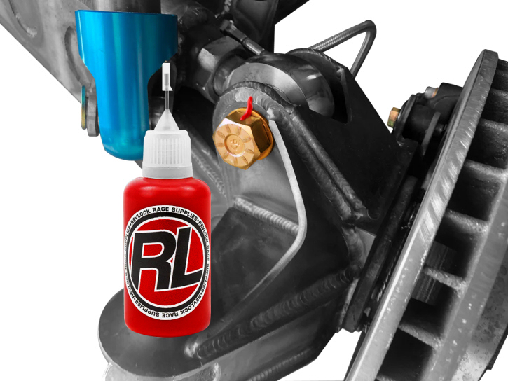 revlock race supplies red sure lock nut bolt screw or fastener tamper detection paint 30ml bottle