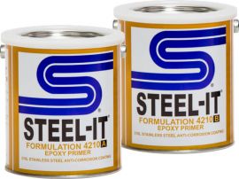Steel It Formulation 4210 A and B Epoxy Primer 316L Stainless Steel Anti Corrosion Coating Gallons Kartek Off Road