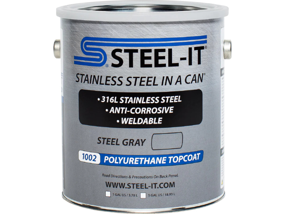 Steel It Light Gray 1002 Polyurethane Anti Rust Weather Abrasion Corrosion Resistant Paint Gallon Kartek Off Road