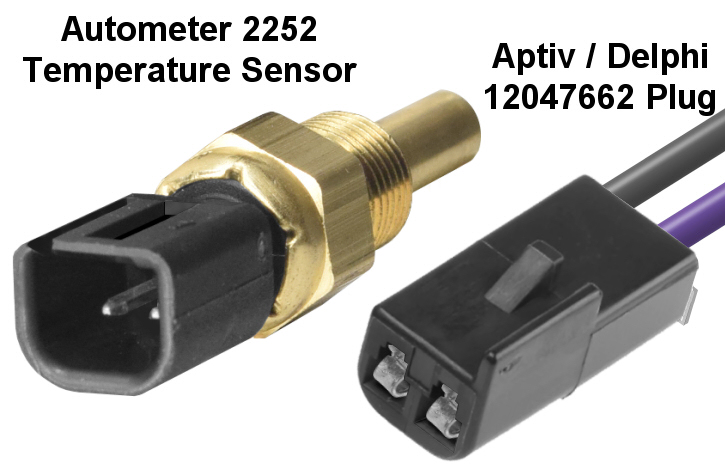 Autometer 2252 and Aptiv Delphi 12047662 plug