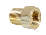 Autometer 2263 Adapter Fitting For 5/8"-18 Tapered Seat Capillary Tube Nut To 3/8" NPT Pipe Thread