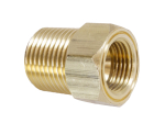 Autometer 2264 Adapter Fitting For 5/8"-18 Tapered Seat Capillary Tube Nut To 1/2" NPT Pipe Thread