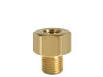 Autometer 2266 Brass Oil Pressure Or Temperature Adapter Fitting 12mm x 1.0 Male to 1/8" NPT Female