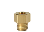 Autometer 2267 Brass Oil Pressure Or Temperature Adapter Fitting 14mm x 1.5 Male to 1/8" NPT Female