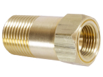 Autometer 2270 Extension Fitting For 5/8"-18 Tapered Seat Capillary Tube Nut To 1/2" NPT Pipe Thread