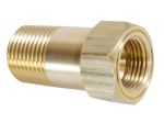 Autometer 2271 Extension Fitting For 5/8"-18 Tapered Seat Capillary Tube Nut To 3/8" NPT Pipe Thread