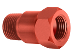 Autometer 2272 Adapter Fitting For 5/8"-18 Tapered Seat Capillary Tube Nut To 3/8" NPT Pipe Thread