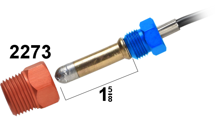 Autometer 2273 adapter fitting with capillary tubing