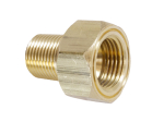 Autometer 2275 Metric Adapter Fitting For 5/8"-18 Tapered Seat Capillary Tube Nut To 16mm 1.5 Thread