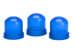 Autometer 3207 Blue Silicone T3 Wedge Light Bulb Covers Package Of 3