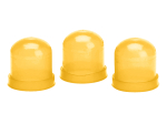 Autometer 3208 Yellow Silicone T3 Wedge Light Bulb Covers Package Of 3