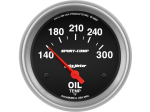 Sport-Comp 2-5/8" Short Sweep Electrical Gauges Oil Temperature 140°F - 300°F