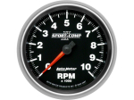 Sport-Comp II 3-3/8" In-Dash Tachometer 10,000 RPM